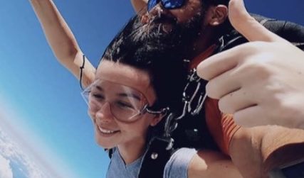 Jumping thousands of feet out of a moving plane "was the best feeling." Says Chloey. 