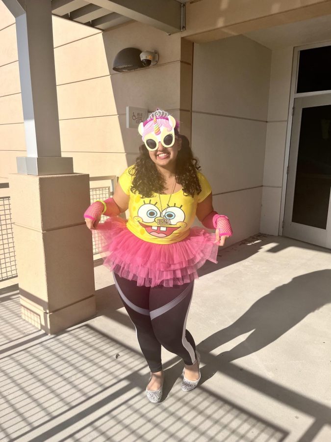Lynn Raad, a sophomore at Sunlake high school, dressed up as one of her favorite childhood protagonists for Generation day.