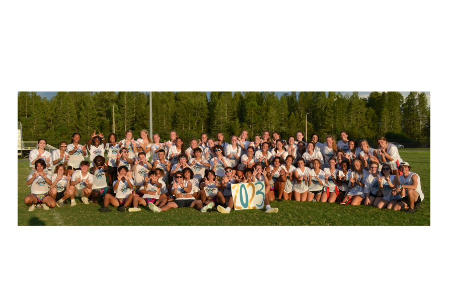 The+senior+class+of+2023+before+winning+first+place+overall+in+Powderpuff.