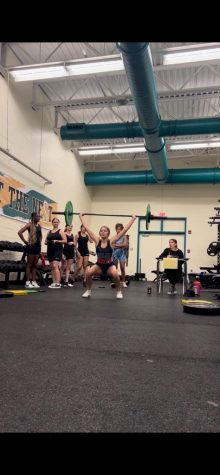 Sophomore Elephteria (Ella) Somerville started weightlifting this year for Sunlake, and it is added to the list of her sports hobbies. She says, I enjoy doing my hobby with many of my friends, who are all very athletic and very fun to be around.