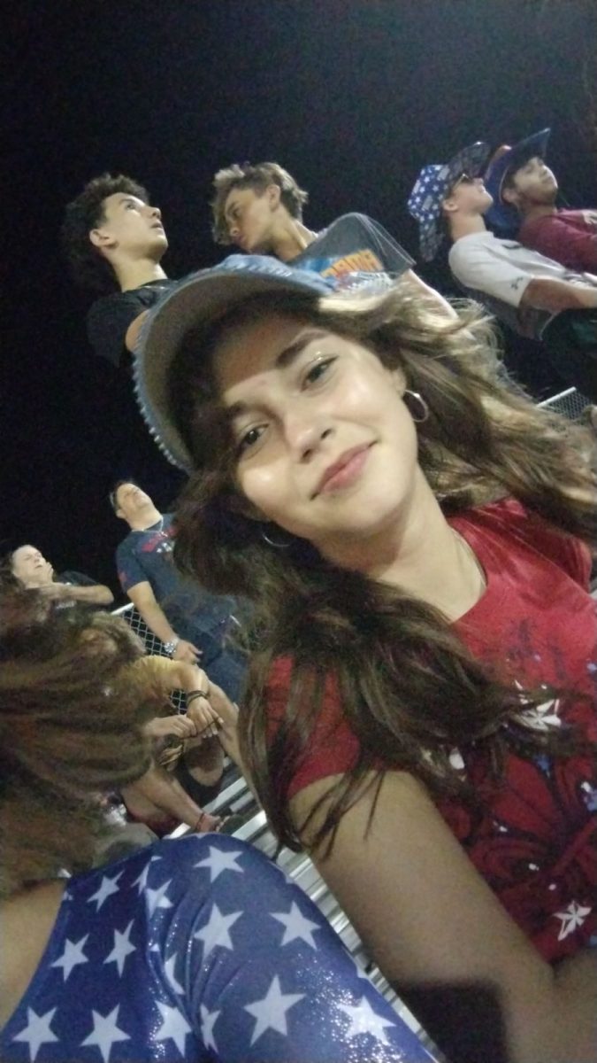 Taelor attended the football game on the 15th. On this day the Sunlake seahawks took on Spirngstead High Schools eagles. Taelor loves going to the games and shes attended every single game this year.