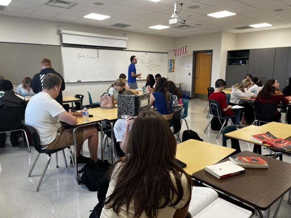 Creative writing is a class where you can take your imagination wherever you want and write stories without getting judged. Noelle Wilford said, The environment is really nice and fun; everyone makes each other feel comfortable.