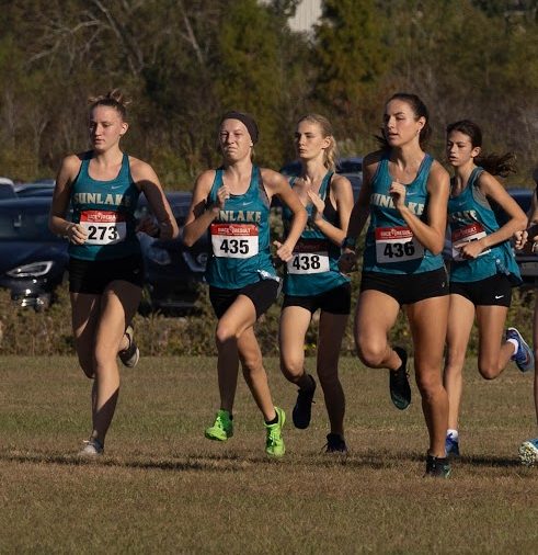 This is the top five at the start of the race at Regionals. 