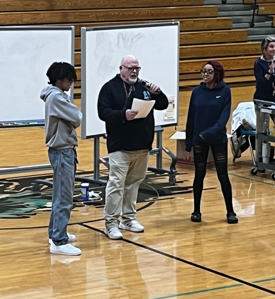 Senior Promise Walker went head-to-head with another senior to test their knowledge of Sunlakes expectations. She was encouraged to participate after hearing there would be prizes for winners. This way of teaching is so much more engaging for students, which makes a dull experience full.