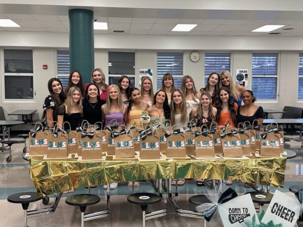 Pictured is Sunlakes varsity cheer squad at their banquet.