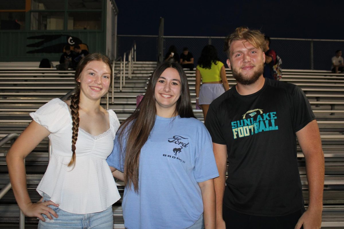 Brenan and his friends at Sunlakes senior sun rise.