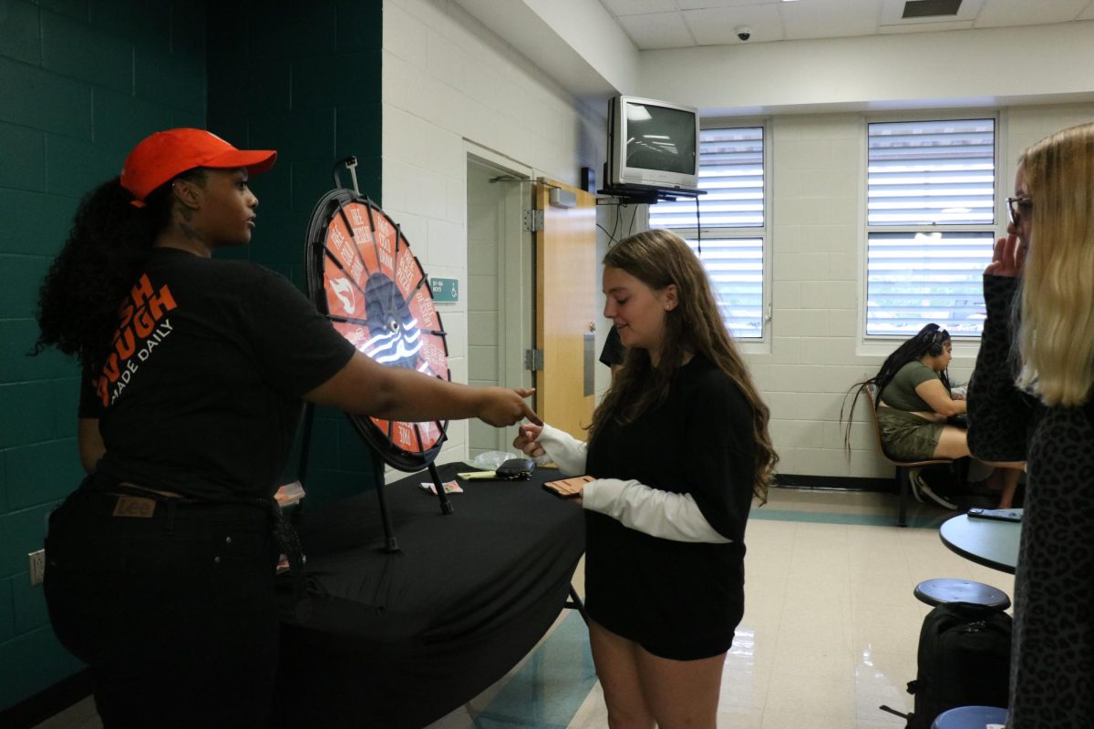 The Blaze Pizza Promotional Wheel in Action.