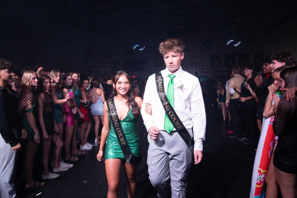 Freshman Elliana Perez and Owen Stephens won homecoming court. Elliana had so much fun at homecoming. Elliana states "I'm very happy I won homecoming court with Owen."