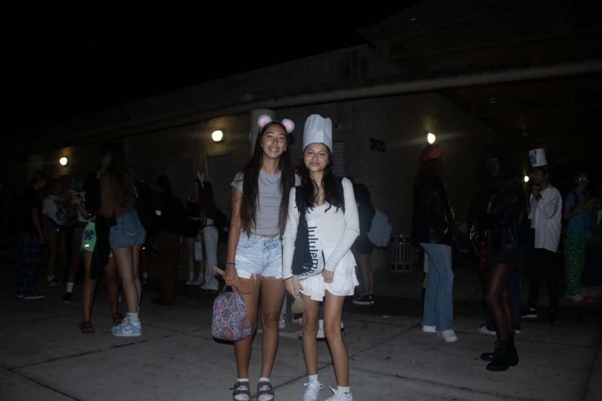 Here is Isabel (Right) posing with her friend Camila (Left). 