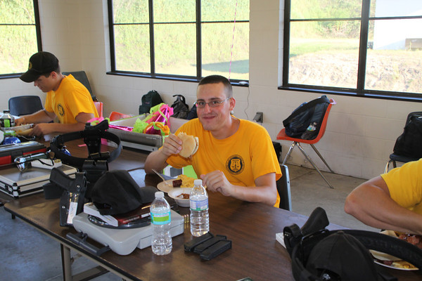 BBQ day at the shooting range.