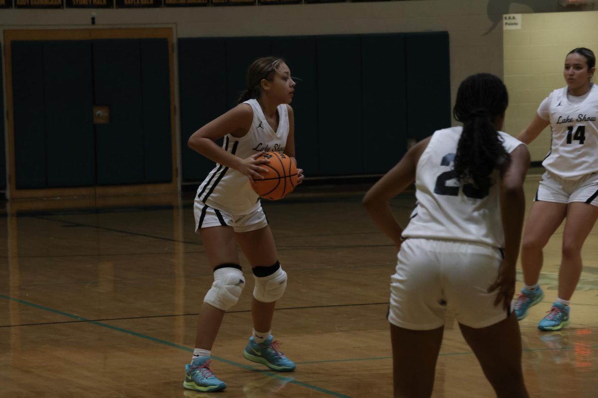 Audrina Amador about to score a point.