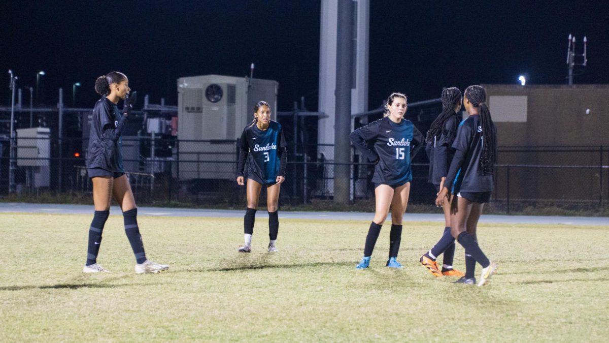 Sophomore Ivy Smalls playing in a competitive game against East Lake 