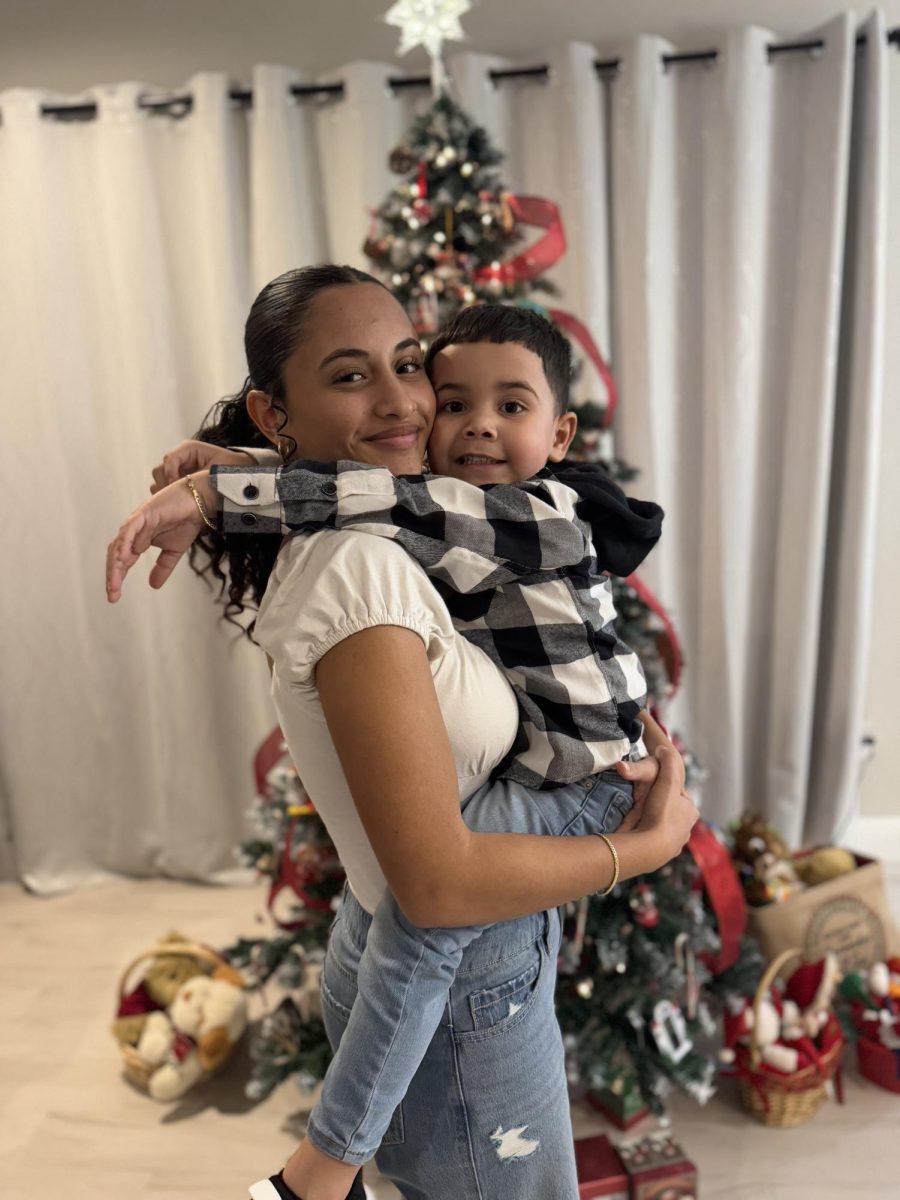 Heidimar Rivera, 12; celebrating with her nephew on New Years Eve.