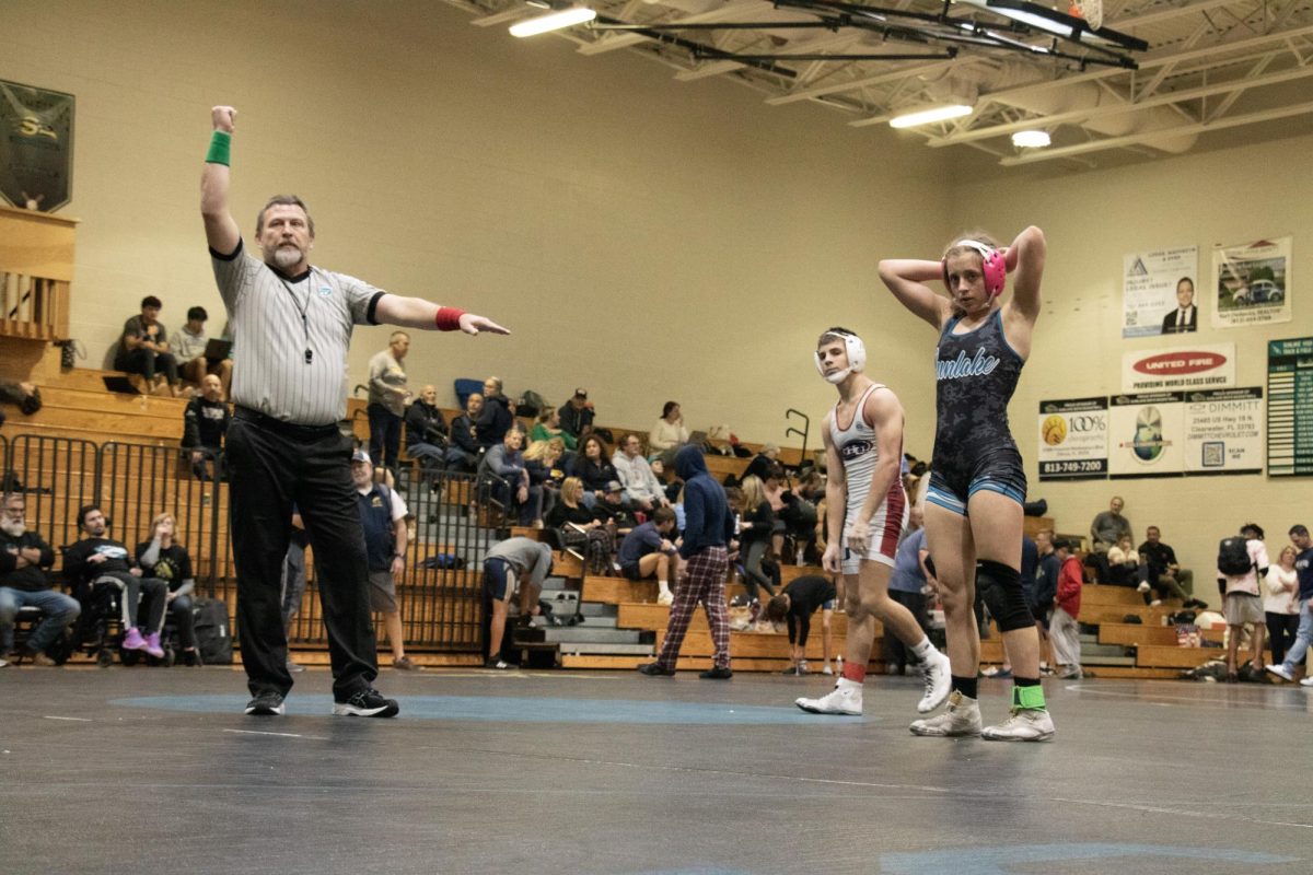 Cameron Lord at District Duel Wrestling match.