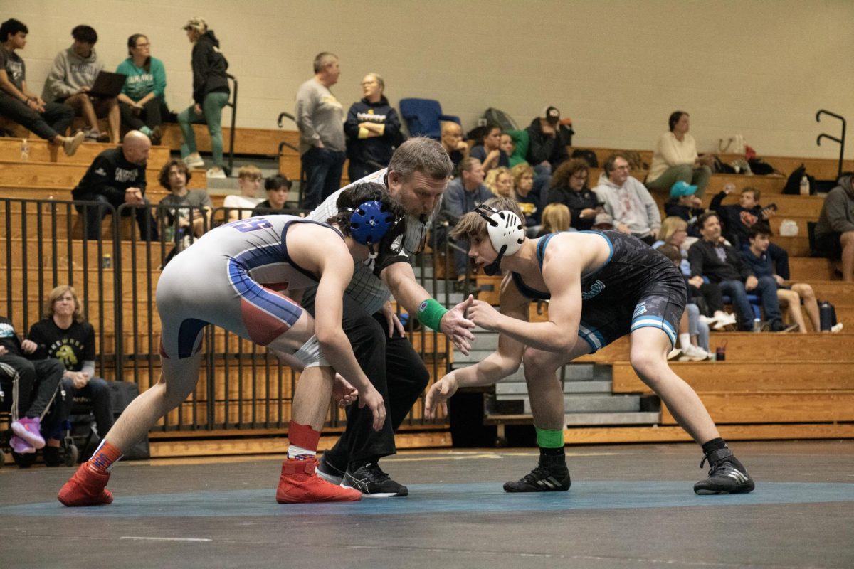 Zeke Johnoson at the wrestling tournment.