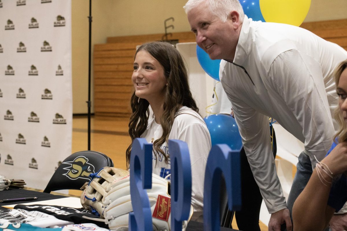 McKinzie Smith posing at the Sunlake signing day!