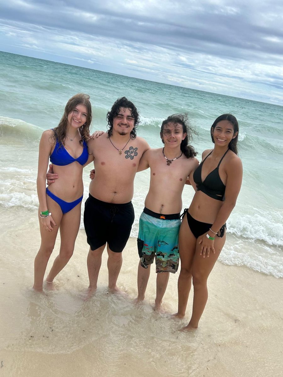 Ray and his friends going on a cruise trip, one of his best memories as a senior with his fiends "it was my favorite memory with my friends ever." He said.