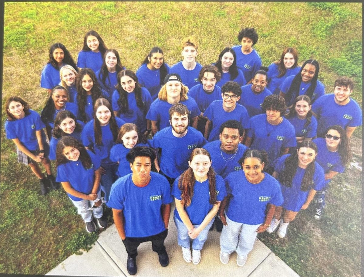 Here is a picture of the Yearbook Staff, who worked hard to make this book possible.