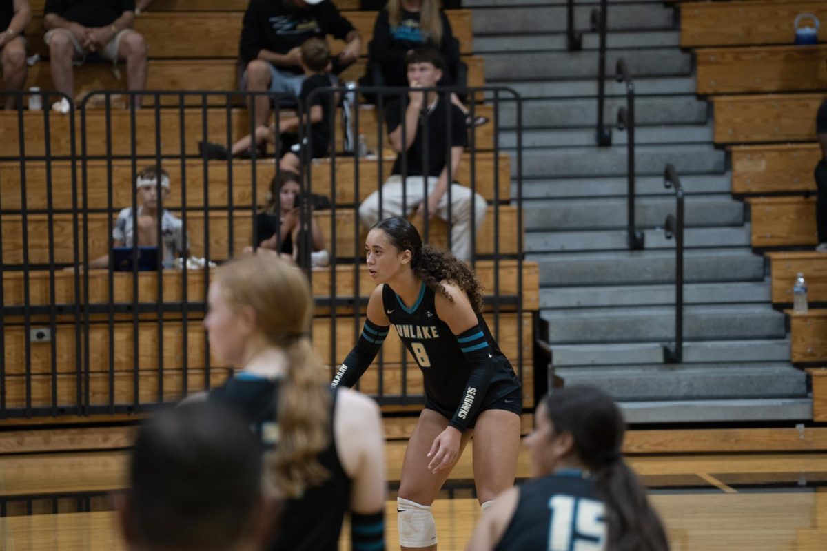 Maleah Andru focusing in the game against Wesley Chapel. 