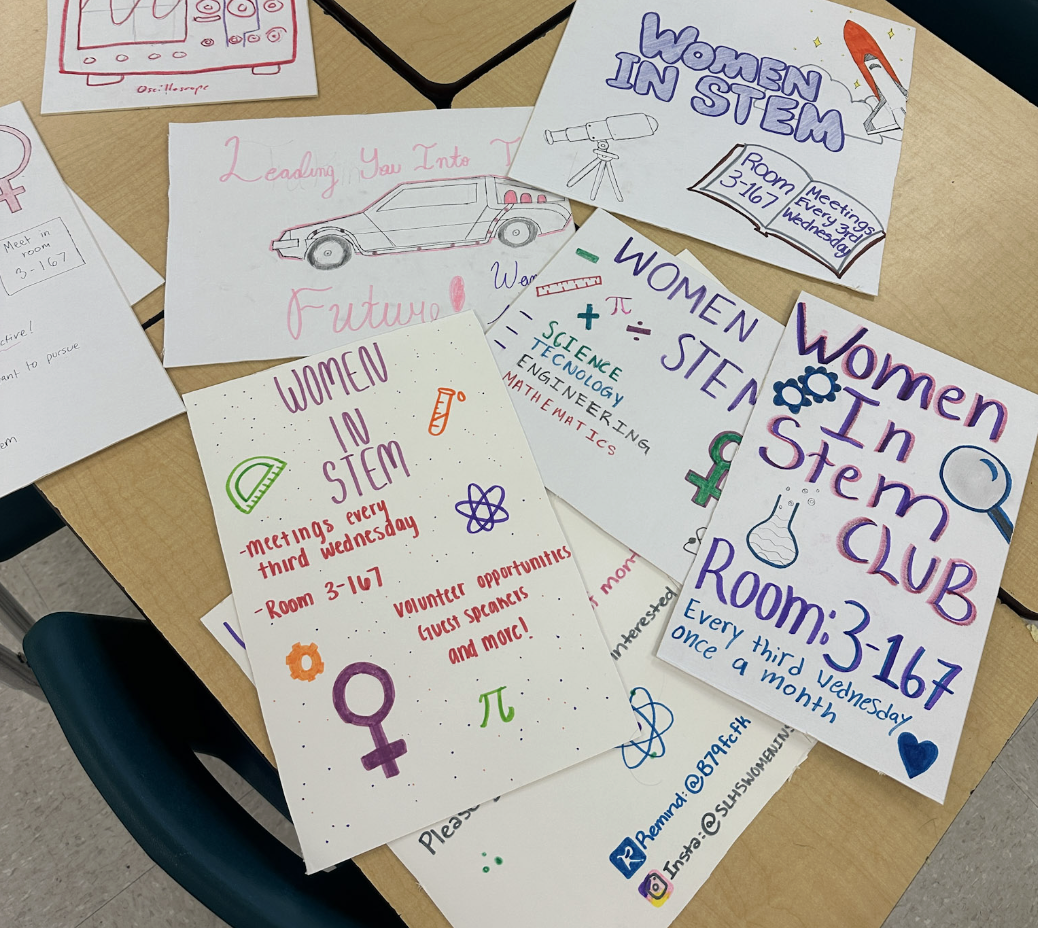 Women in STEM Club: Poster-making