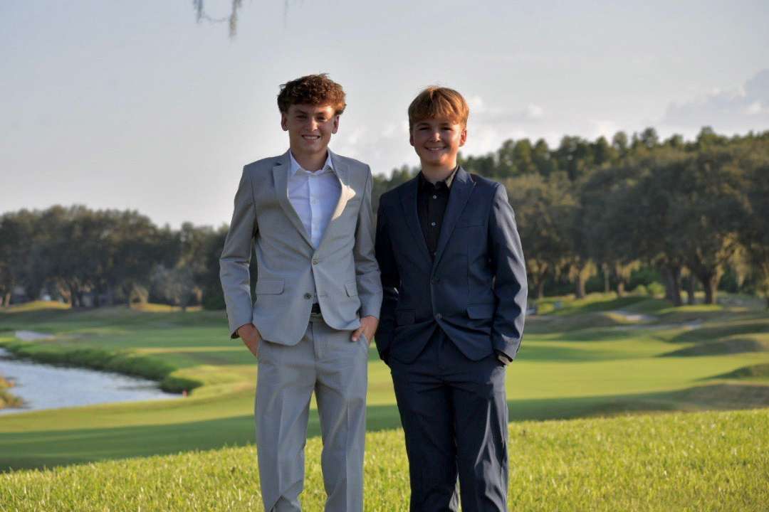 Alex Powell posing for Homecoming photos with his friend Brooks Petersen
“I didn’t really know what to expect at first, but homecoming seems like a fun way to hang out with friends and feel more connected to the school.”
