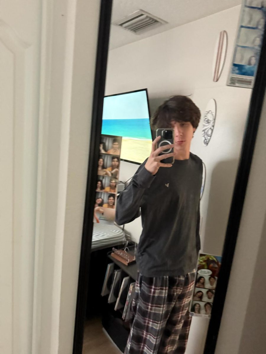 Gabriel Merle in his Pajama outfit