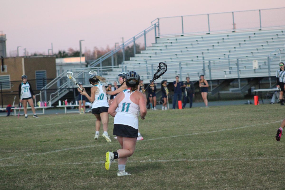 Senior Naomi Lammers during her game against Land O Lakes. Sunlake won 11-5. Naomi states, "We played very well!"